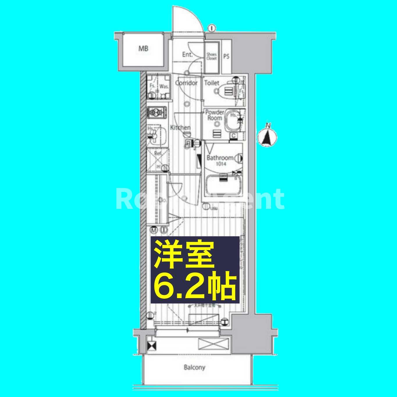 メイクス矢場町の間取り