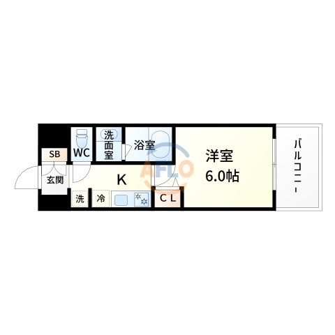 バウスフラッツ新大阪の間取り|バウスフラッツ新大阪　間取り