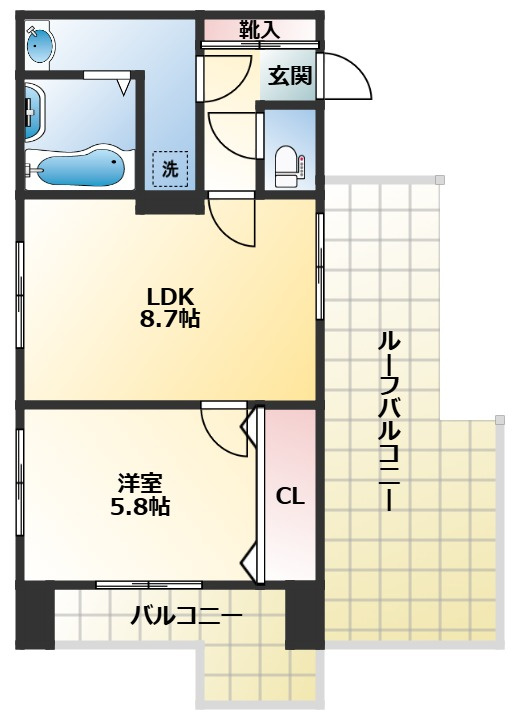 セザール府中中河原の間取り