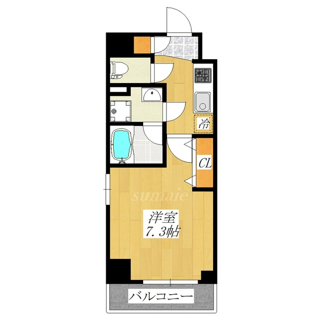 ライトテラス赤羽の間取り|東向きのお部屋です☆