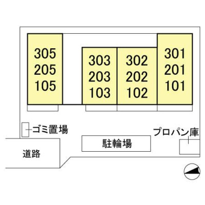 【区画図】 | フルール さくら