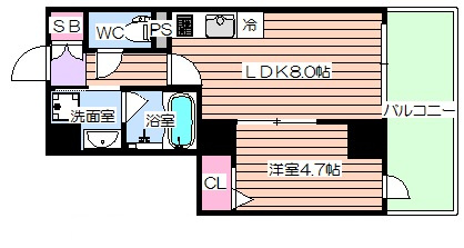 【間取り】 | フォルテ福島