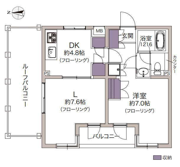 プライマリー桜新町の間取り