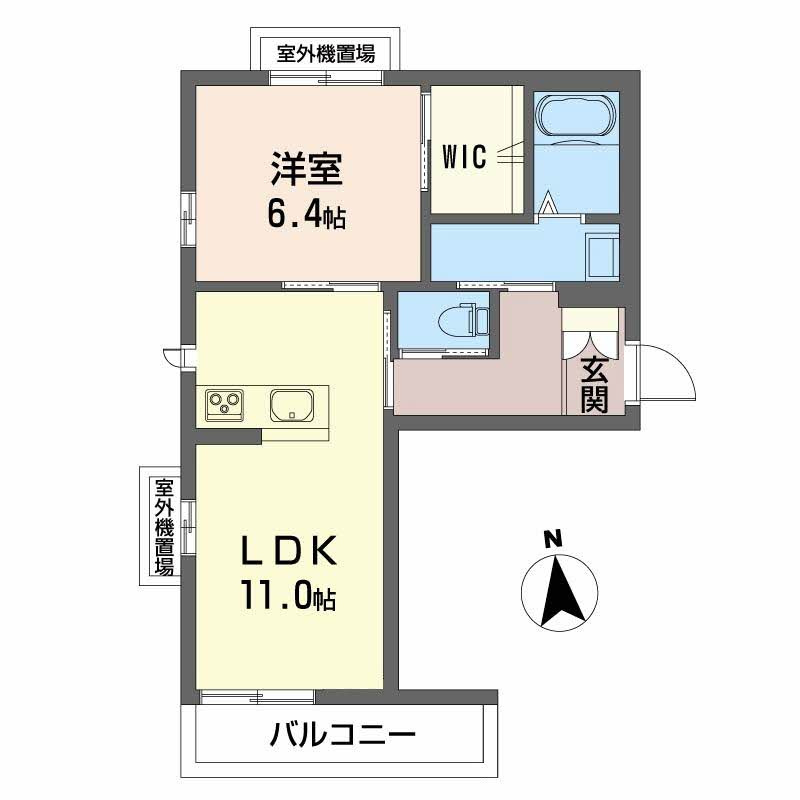 ソレイユコート富田 の間取り
