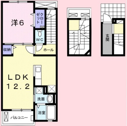 リュミエール　オーブの間取り