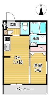 【間取り】 | アドバンスコート五条丹波口