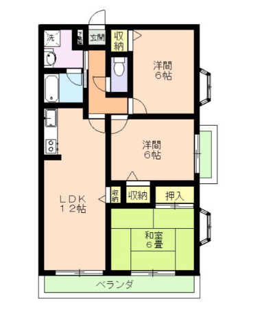 パストラールハイム【キャッシュバック対象物件】の間取り