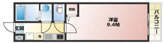 【間取り】 | フラッティ西院プレミア
