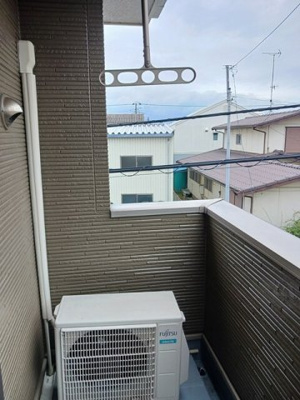 【バルコニー】 | カーサ　ボヌールＡ | 陽当たり良好なバルコニーです