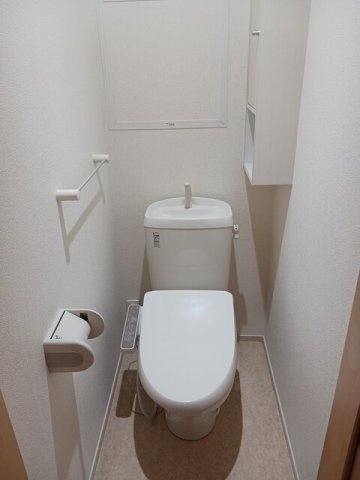 【トイレ】 | カーサ　ボヌールＡ | シンプルで使いやすいトイレです