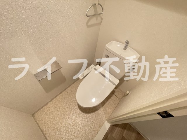 クレシア布施のトイレ|ゆったりとした空間のトイレです