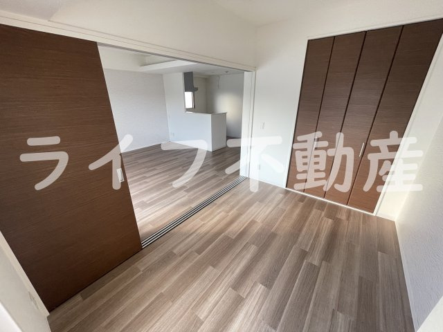 クレシア布施の寝室|ゆとりの広さです
