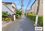大田区南馬込３丁目建築条件付き売地の前面道路含む現地写真