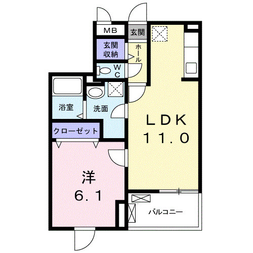 メゾンスピカの間取り|間取図