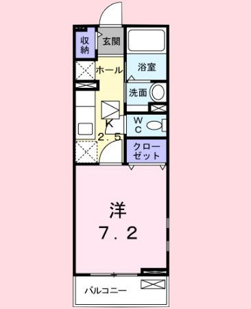ベルヴィラAの間取り