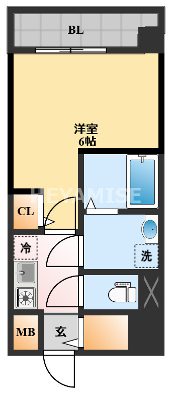 MODERN PALAZZO東本町の間取り