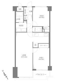 【間取り】 | グリーンキャピタル上池台
