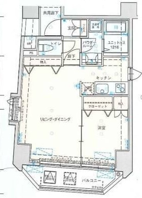バージュアル新御徒町の間取り|間取りです。
