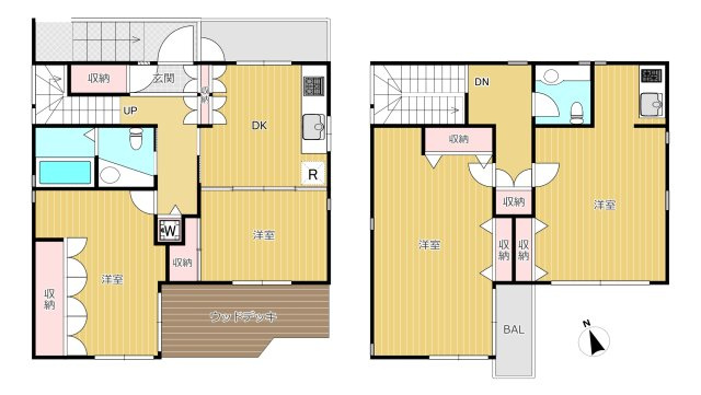 【間取り】 | 戸越3丁目戸建