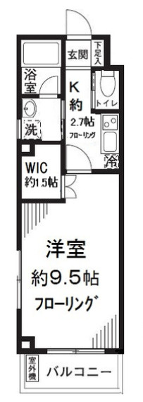 レオ参拾七番館の間取り