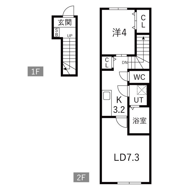 【新築】クレドールⅡの間取り
