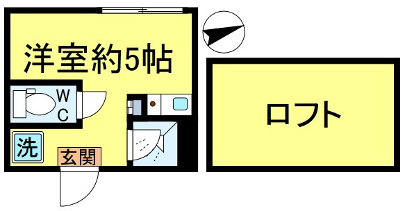 フォース新小岩の間取り