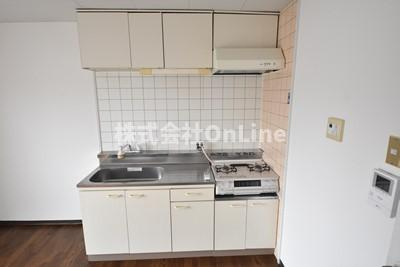 八尾市亀井町３丁目の賃貸マンションのキッチン