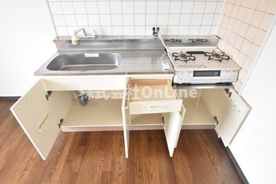 八尾市亀井町３丁目の賃貸マンションのキッチン