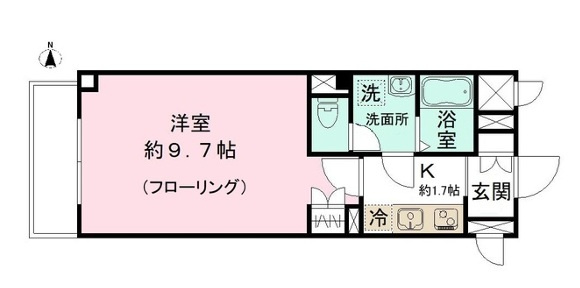練馬区貫井１丁目の賃貸マンションの間取り