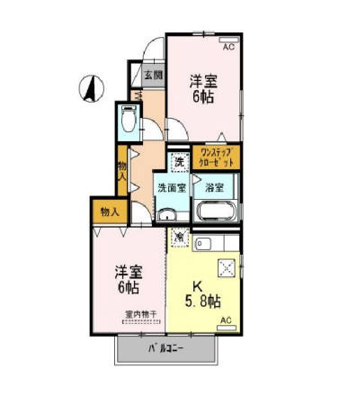 【間取り】 | アゼリアＡ棟