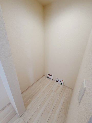春日部市粕壁東　第3　全1棟の収納|パントリー、買物帰りにすぐに収納できて嬉しい！