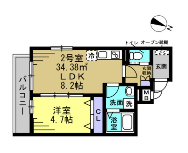 Moderatoの間取り