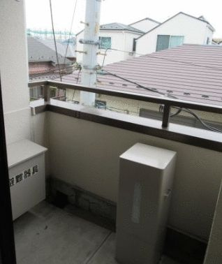 ソオワ下末吉ハイツ第２のバルコニー