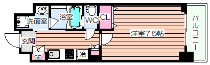 【間取り】 | 京町堀ビューアパートメント