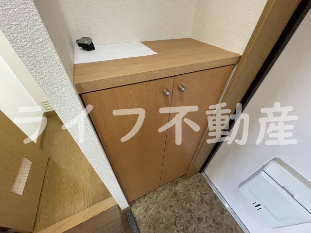 アベニューリップル小阪の収納|専用の収納スペースです
