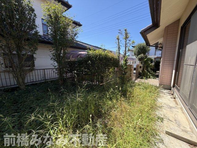 【中古平屋】前橋市鶴が谷町　３LDKの庭