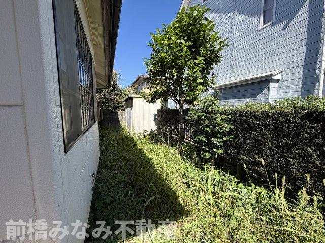 【中古平屋】前橋市鶴が谷町　３LDKの庭