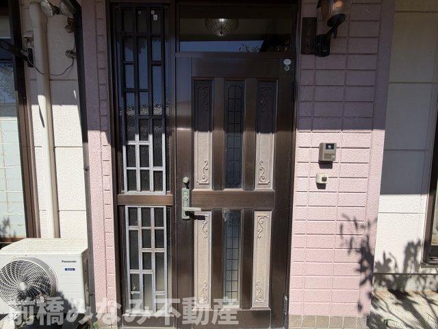 【中古平屋】前橋市鶴が谷町　３LDKの玄関