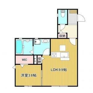 ラシーネ若宮の間取り