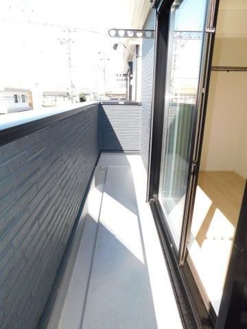 名古屋市北区東味鋺３丁目の新築一戸建のバルコニー|◇バルコニー◇　　陽当り良好なワイドバルコニー♪