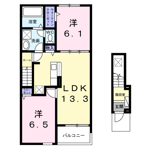 【間取り】 | ベリッシマ　Ⅱ