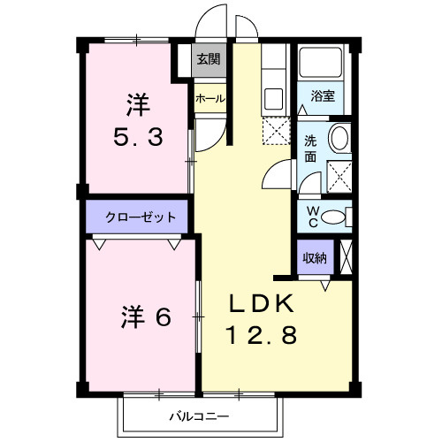 【間取り】 | パレス山形