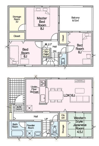 ★彦根市平田町　第5期　新築一戸建ての間取り