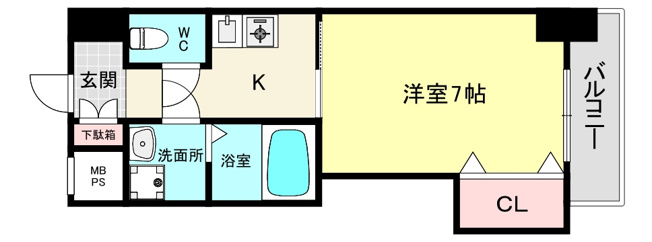【間取り】 | エレナ西宮北口