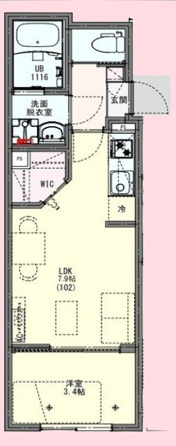 KEIAI RESIDENCE 北戸田の間取り