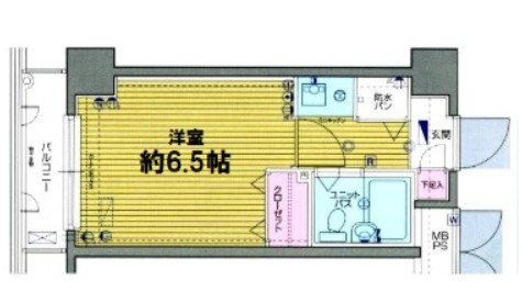 ガラ・シティ白金台の間取り|間取りです。