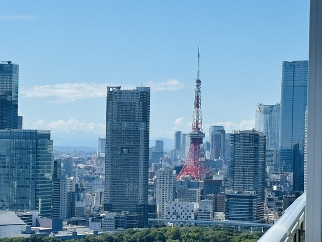 拡大写真／東京タワーの足元から望めます。