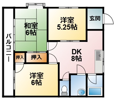 広田アパートC棟203