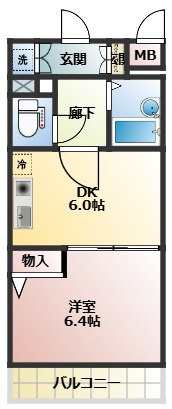 コート淡路の間取り
