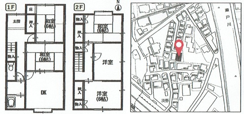 明石市魚住町西岡の間取り